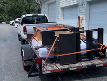 Moving truck ready for service
